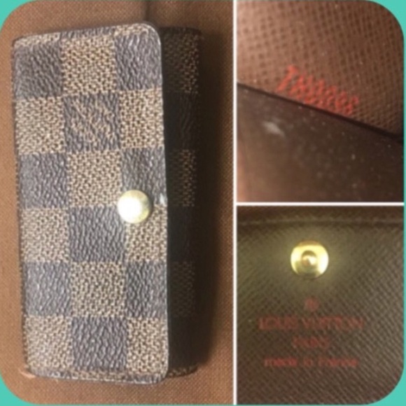 👑✅PRICE FIRM✅NO OFFERS SUPER SALE!! 👑AUTHENTIC Louis Vuitton Damier Key Pouch - Picture 4 of 10